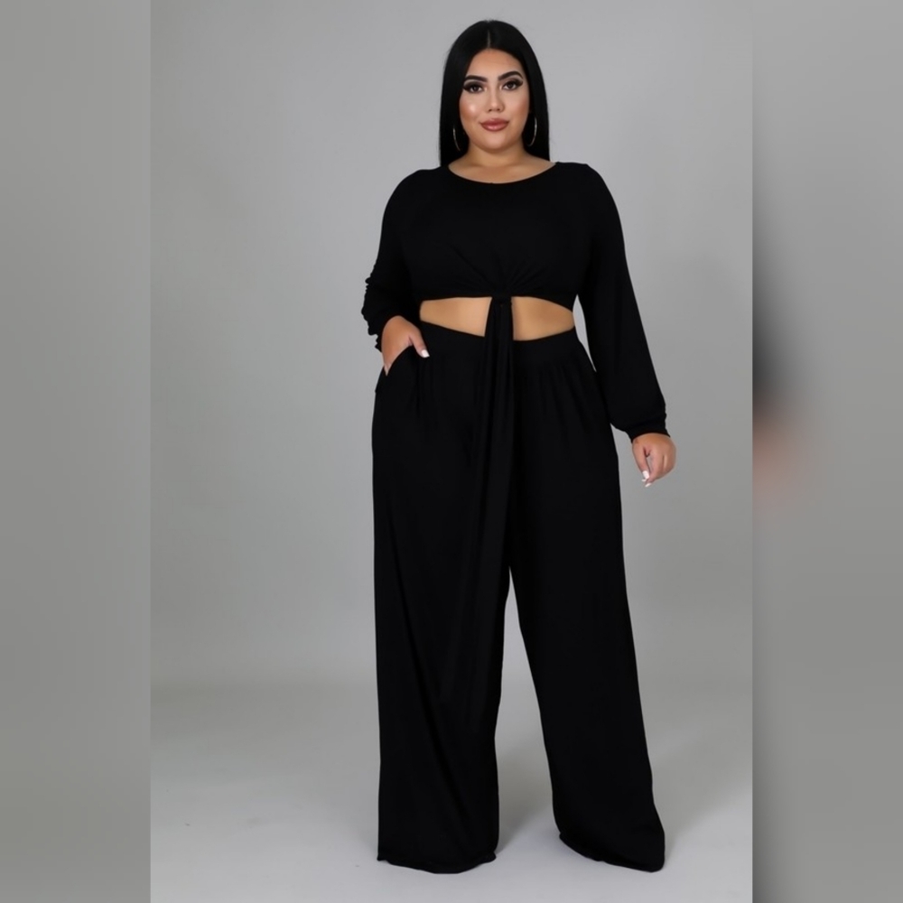 Black 2pc Casual Set